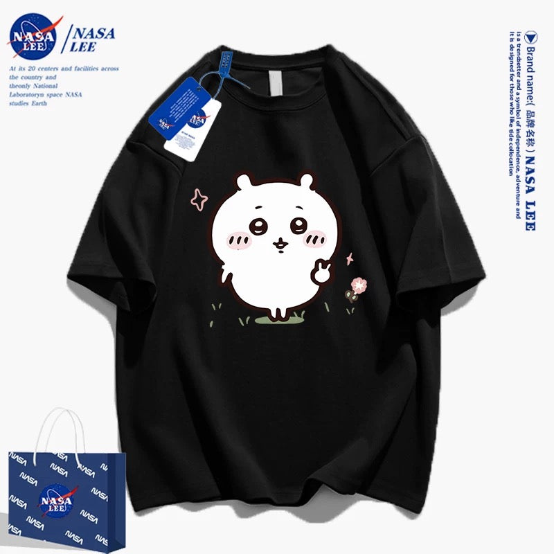 Japanese Cartoon ChiiKawa Casual Style T-Shirt Series | Chiikawa Yeah - Kawaii Fashion Items