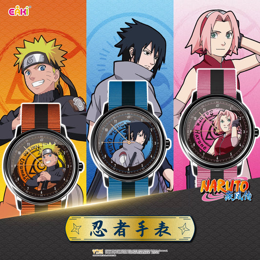 Eaki X Naruto Ninja Part 1 Watch Accessories Series | Naruto Shippuuden Naruto Sasuke Sakura Kakashi Minato Itachi Uchiha Madara Obito - Watch Collectable Toys Mystery Blind Box