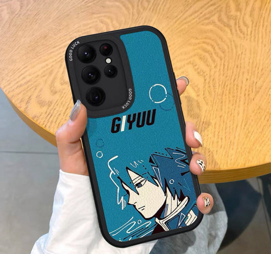 Japanese Anime Kimetsu no Yaiba Demon Slayer Hand Drawing Style | Giyuu Shinobu Kyoujurou Tengen - Phone Case Samsung Galaxy S25 S24 S23 S22 S21 Plus Ultra KawaiiGiftLand