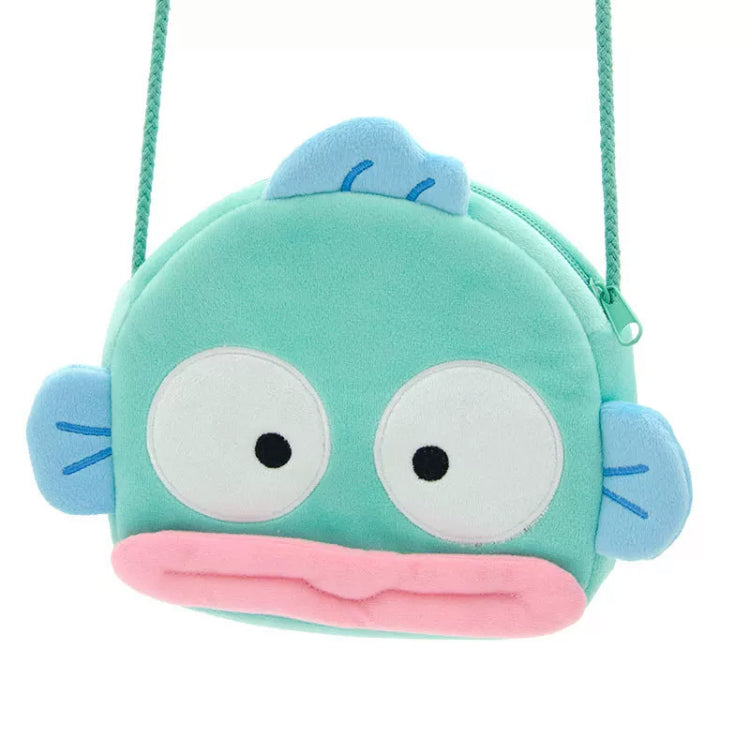 Sanrio Hangyodon Plush Shoulder Bag | Winter Furry Summer - Mascot Plush Shoulder Bag KawaiiGiftLand