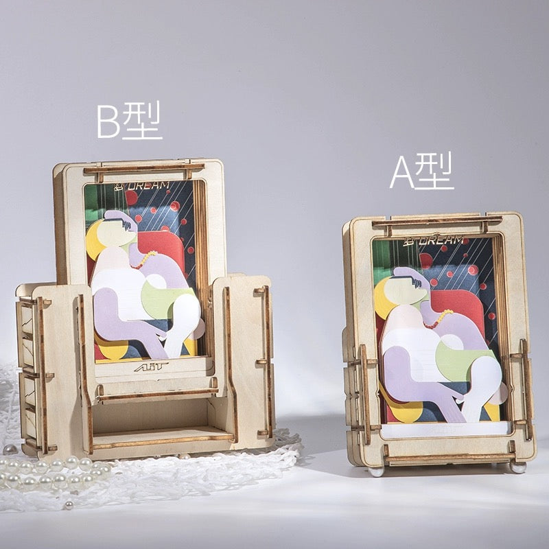 DIY Wooden Jigsaw Puzzle Multi-Purpose World Famous Paintings | Picasso Dream - Art Frame Home Decoration Gift KawaiiGiftLand