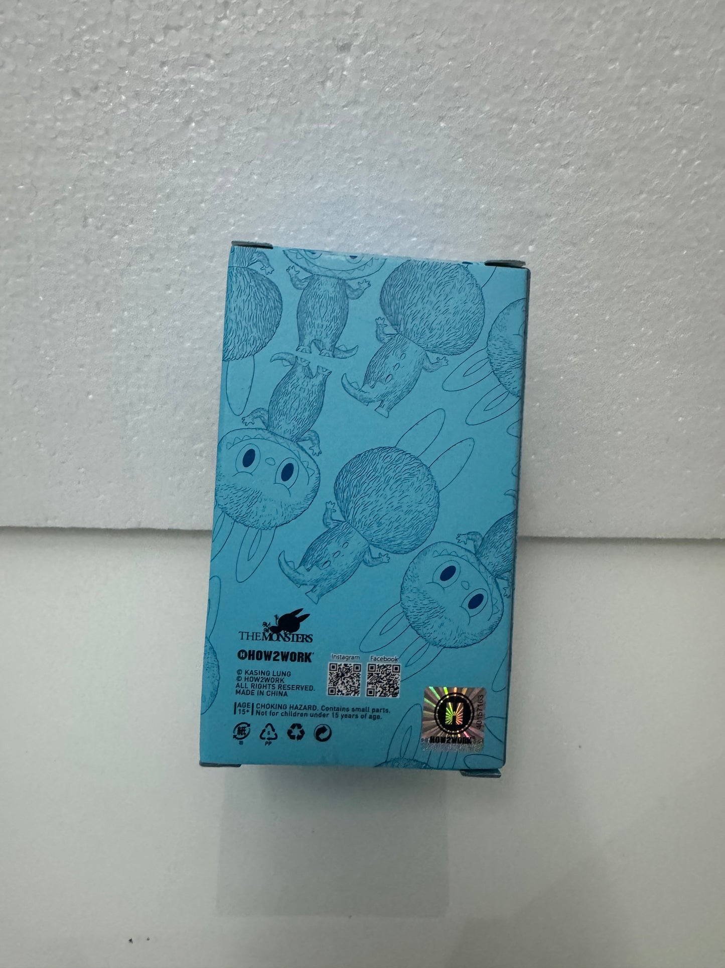 How2work Mini Zimomo Glitter Ice Blue ver Special Limited Edition Retired Rare