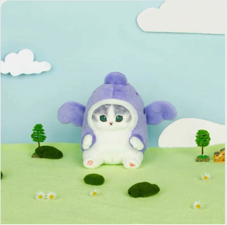 Japan Artist Mofusand Cat Neko Dinosaur | Triceratops Tyrannosaur Stegosaur Pterosaur - 21cm Mascot Plush Doll KawaiiGiftLand