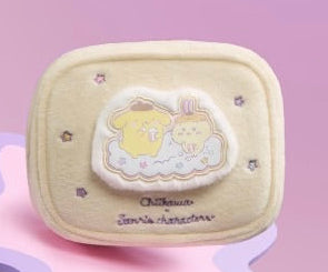 ChiiKawa X Miniso X Sanrio Series | ChiiKawa Hachiware Usagi Cute Fluffy Make Up Bags - Kawaii Items Room Decoration