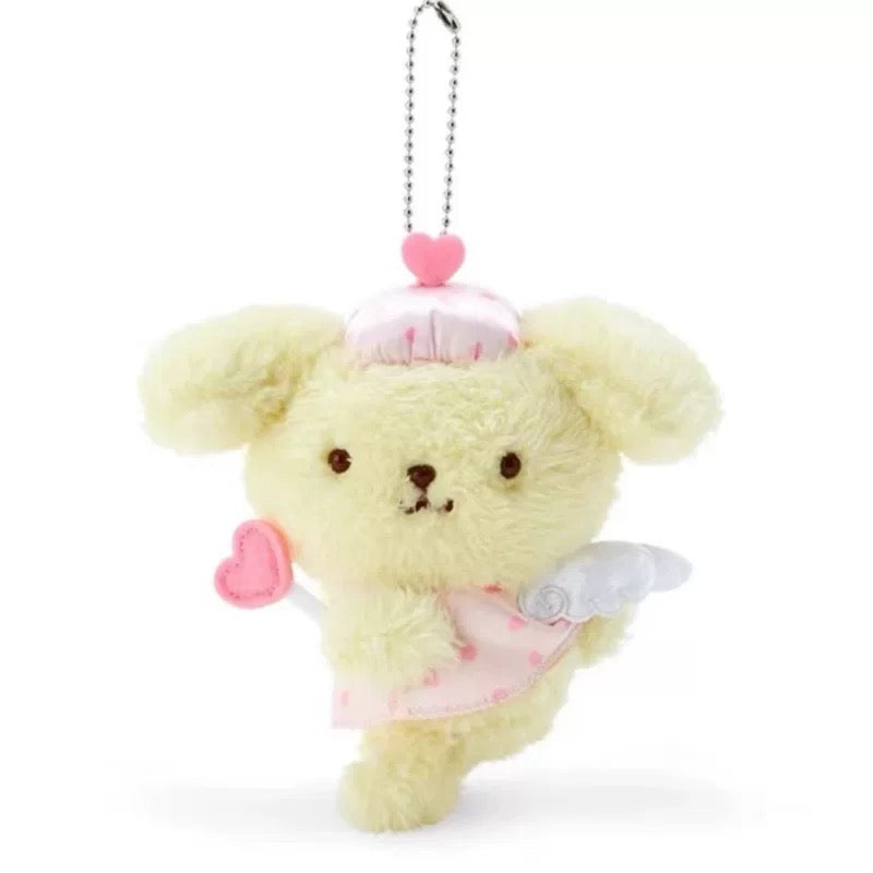 Japan Sanrio Dream Angel | Hello Kitty My Melody Kuromi Cinnamoroll Pompompurin - Mini Plush Doll 10cm Keychain KawaiiGiftLand