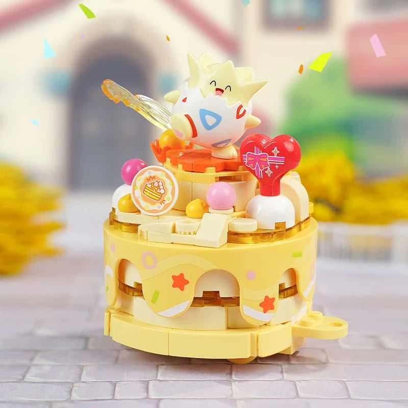 Pokemon Parade of Floats | Pikachu Togepi Sprigatito Fuecoco Quaxly - Train Car can Move Building Blocks Toy Collections KawaiiGiftLand