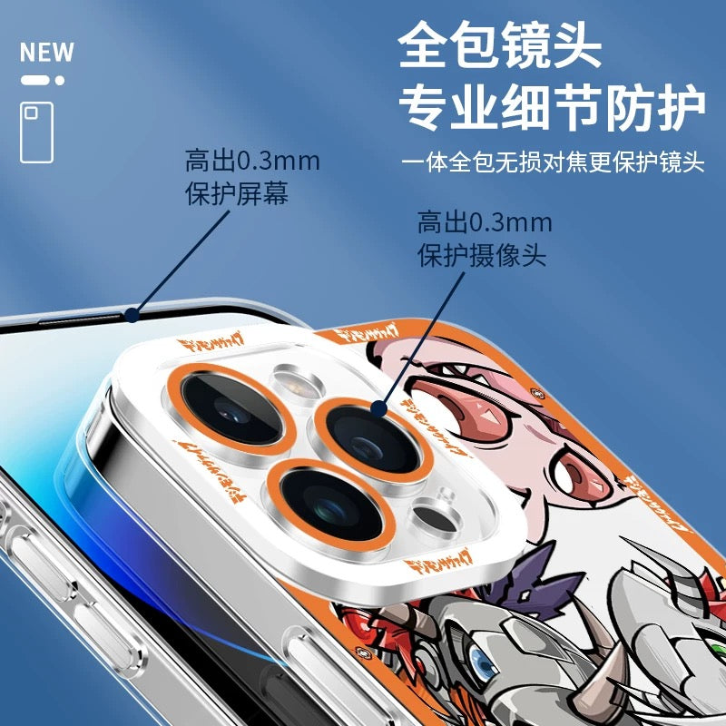 Anime Digimon Digital Monster Evolution Verison | Digital Monster - iPhone Case 6 7 8 PLUS SE2 XS XR X 11 12 13 14 15 16 16e Pro Promax 12mini 13mini - KawaiiGiftLand
