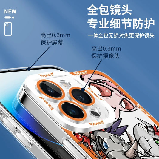 Anime Digimon Digital Monster Evolution Verison | Digital Monster - iPhone Case 6 7 8 PLUS SE2 XS XR X 11 12 13 14 15 16 16e Pro Promax 12mini 13mini - KawaiiGiftLand