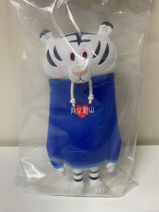 How2work Japan Artist Kohei Ogawa | BG Bear Lee Hu White Tiger X Dahood - Sofubi Figure Soft Vinyl Rare