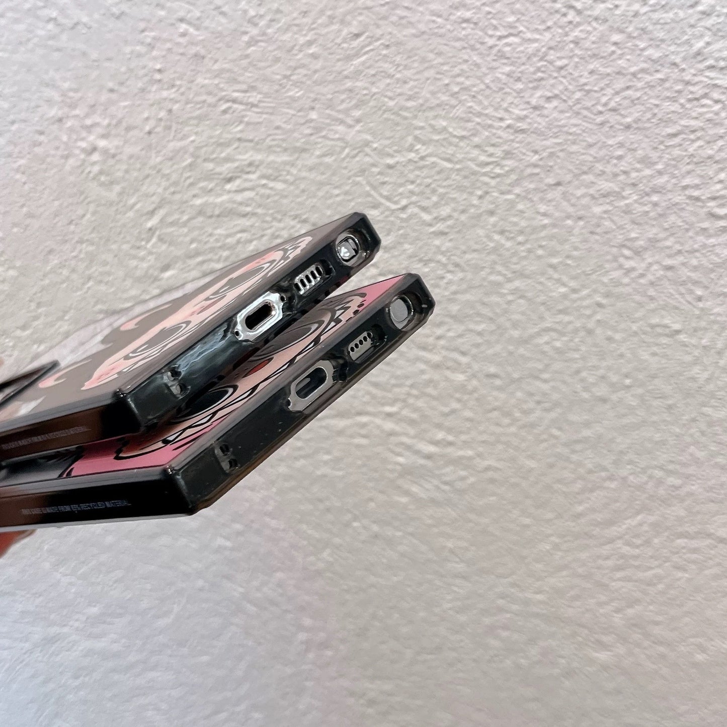 Cute Cartoon Monster Big Head Pink Brown - Phone Case Samsung Galaxy S25 S24 S23 S22 Ultra KawaiiGiftLand