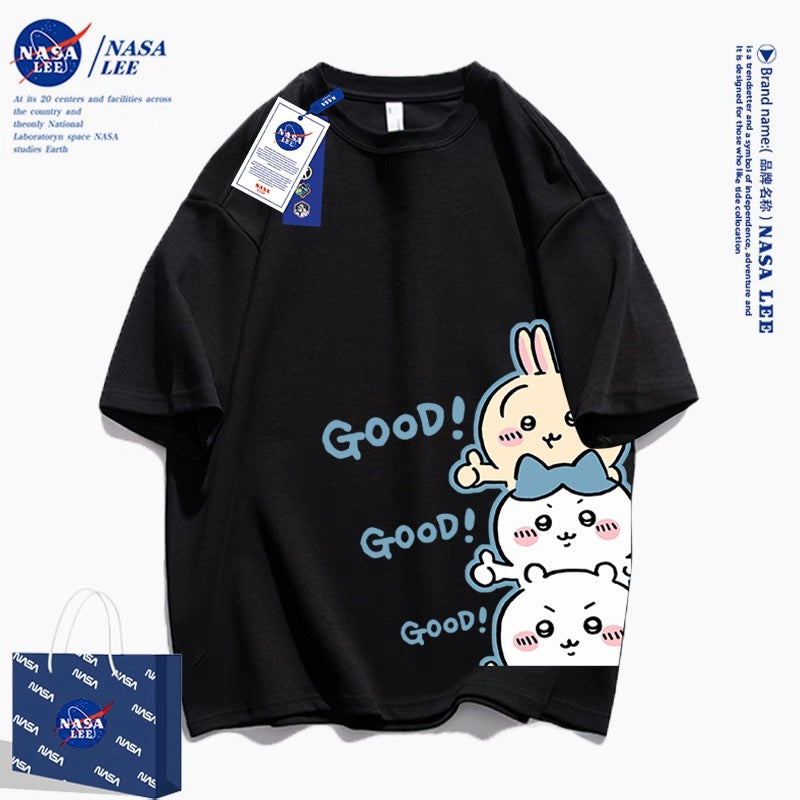 Japanese Cartoon ChiiKawa Casual Style T-Shirt Series | 3 Chiikawa Good! - Kawaii Fashion Items