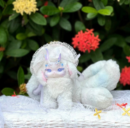 Fantasy Creatures Forest Tea Party | Rabbit Bunny Dragon - Giant Plush Doll Collectable Toys Mystery Blind Box