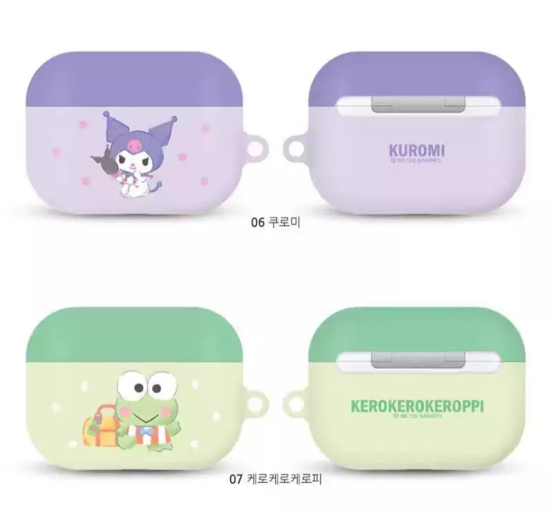 Japanese Cartoon Sanrio Happiness | Hello Kitty Little Twin Stars My Melody Kuromi Cinnamoroll Pompompurin Pochacco Keroppi - AirPods AirPodsPro AirPods3 AirPods4 Case KawaiiGiftLand
