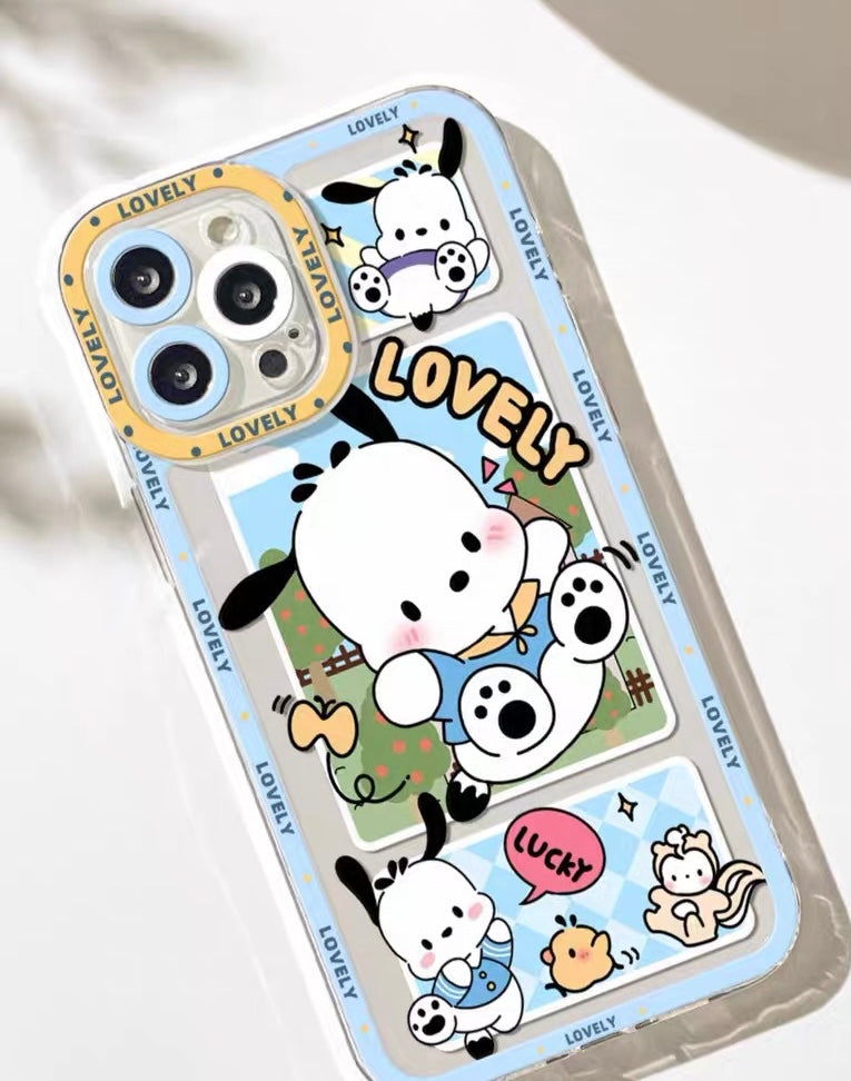 Japanese Cartoon PC Lovely iPhone Case 6 7 8 PLUS SE2 XS XR X 11 12 13 14 15 16 Pro Promax 12mini 13mini KawaiiGiftLand