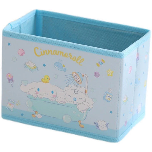 Japanese Cartoon Bedroom Storage Box | Hello Kitty My Melody Kuromi Little Twin Stars Cinnamoroll Pompompurin Pochacco Keroppi Hangyodon Tuxedosam - Bedroom Girl Gift KawaiiGiftLand