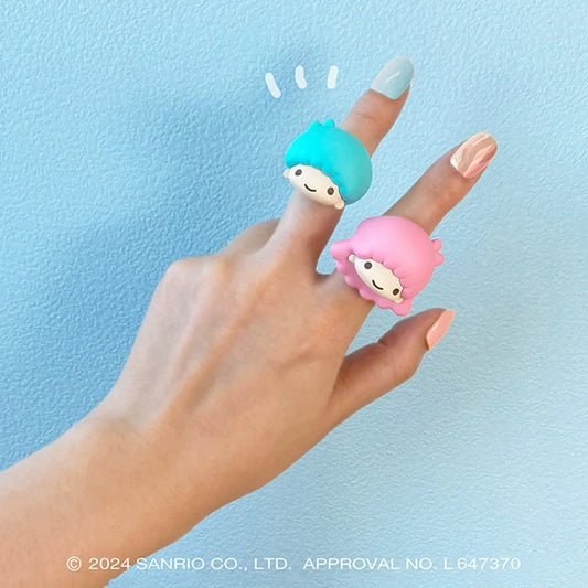Japan Takara Tomy ARTS Sanrio Rings Part 3 | My Melody Little Twin Stars Kiki Lala Pompompurin Gudetama - Full Set of 5 KawaiiGiftLand