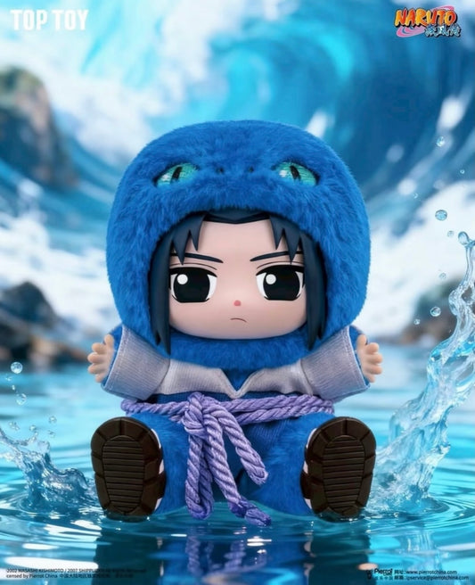 TopToy X Naruto Ninja Part 2 Series Limited Edition | Naruto Shippuuden Cute Beast Naruto Sasuke Itachi Orochimaru Jiraiya Tsunade Kurama - Vinyl Face Plush Doll Figure Keychain Collectable Toys Mystery Blind Box