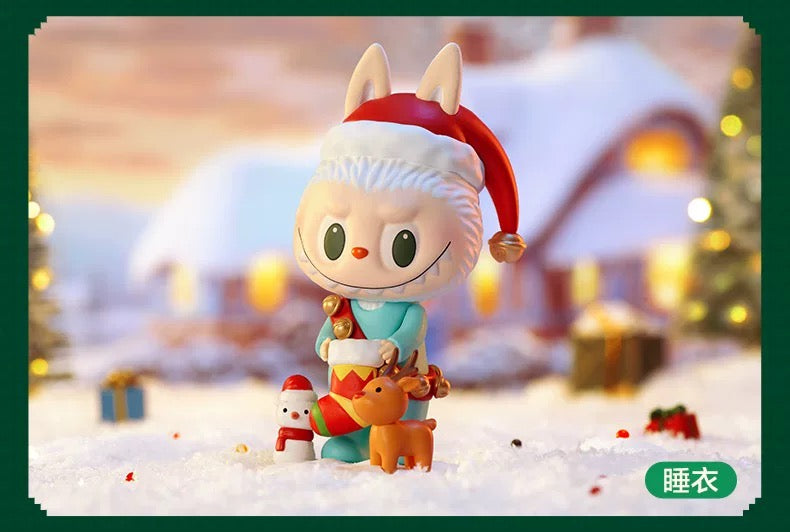 Popmart The Monster Let's Christmas Series Limited Edition - Blind Box Kasing Lung Zimomo Labubu Toy Collection KawaiiGiftLand