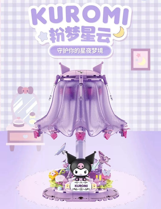 Top Toy x Sanrio Pastel Dream Home | Kuromi Purple Night Dream Lamp - Building Blocks Toy Collections