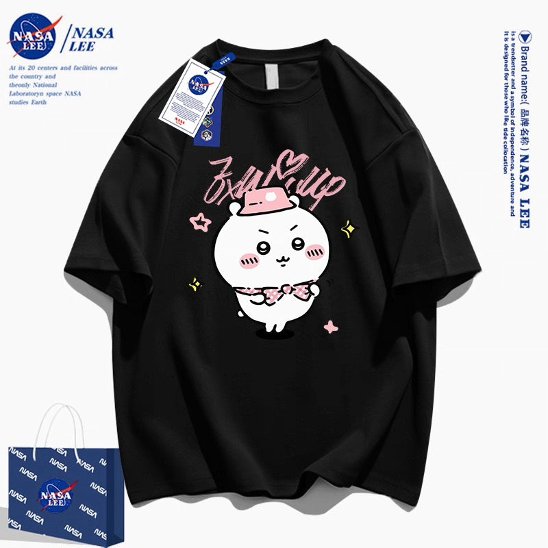 Japanese Cartoon ChiiKawa Casual Style T-Shirt Series | Chiikawa Picnic - Kawaii Fashion Items