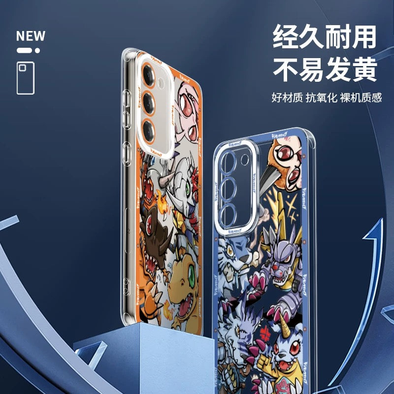 Anime Digimon Digital Monster Evolution Verison | Tailmon - Phone Case Samsung Galaxy S25 S24 S23 S22 S21 FE Ultra - KawaiiGiftLand