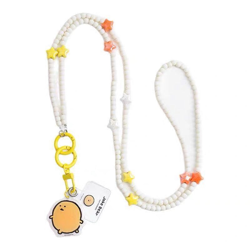 Japanese Cartoon Phone Back Clip with Phone Lanyard | Chiikawa Pink & Mint Green - for All Smart Phones (副本 4)