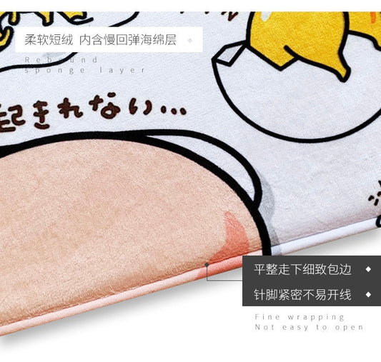 Japanese Cartoon Kuromi Soft Floor Mat | Sweet & Lolita - Kawaii Room Decoration items Cute Things KawaiiGiftLand