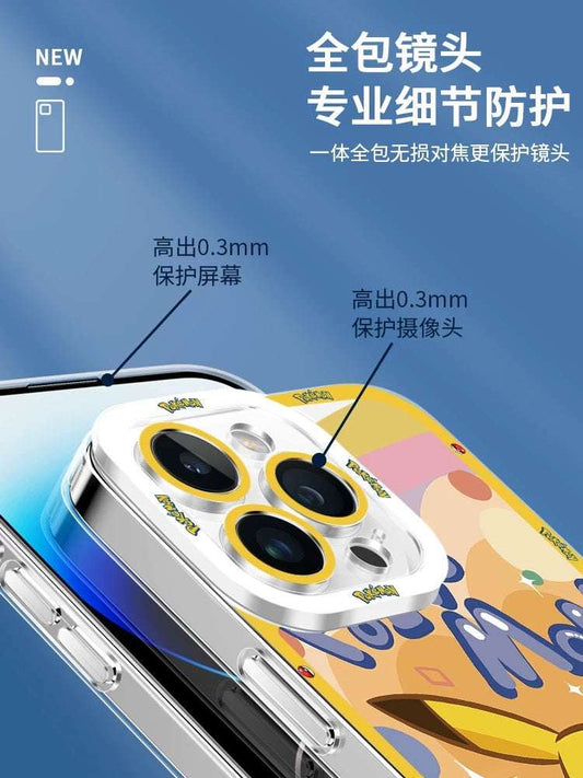 Japan Cartoon Pokemon Happy Party Verison | Gengar - iPhone Case 6 7 8 PLUS SE2 XS XR X 11 12 13 14 15 16 16e Pro Promax 12mini 13mini