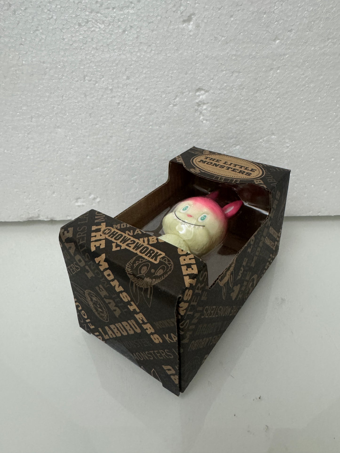 How2work Mini Labubu Yellow Pink Green Japan ver Limited Edition Retired Rare