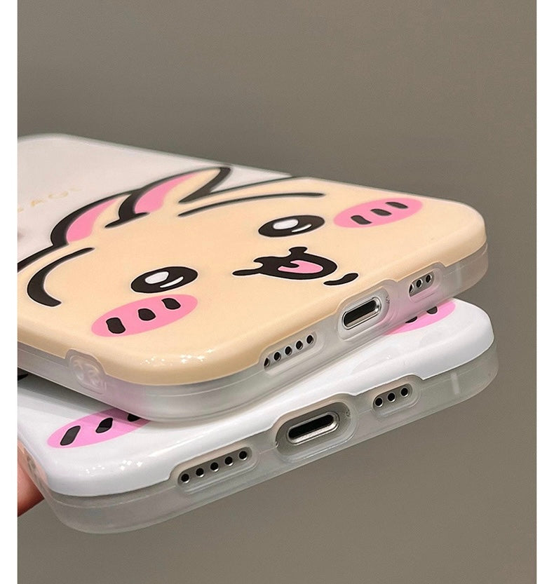 Japanese Cartoon ChiiKawa Hachiware Usagi iPhone Case 11 12 13 14 15 Pro Promax KawaiiGiftLand