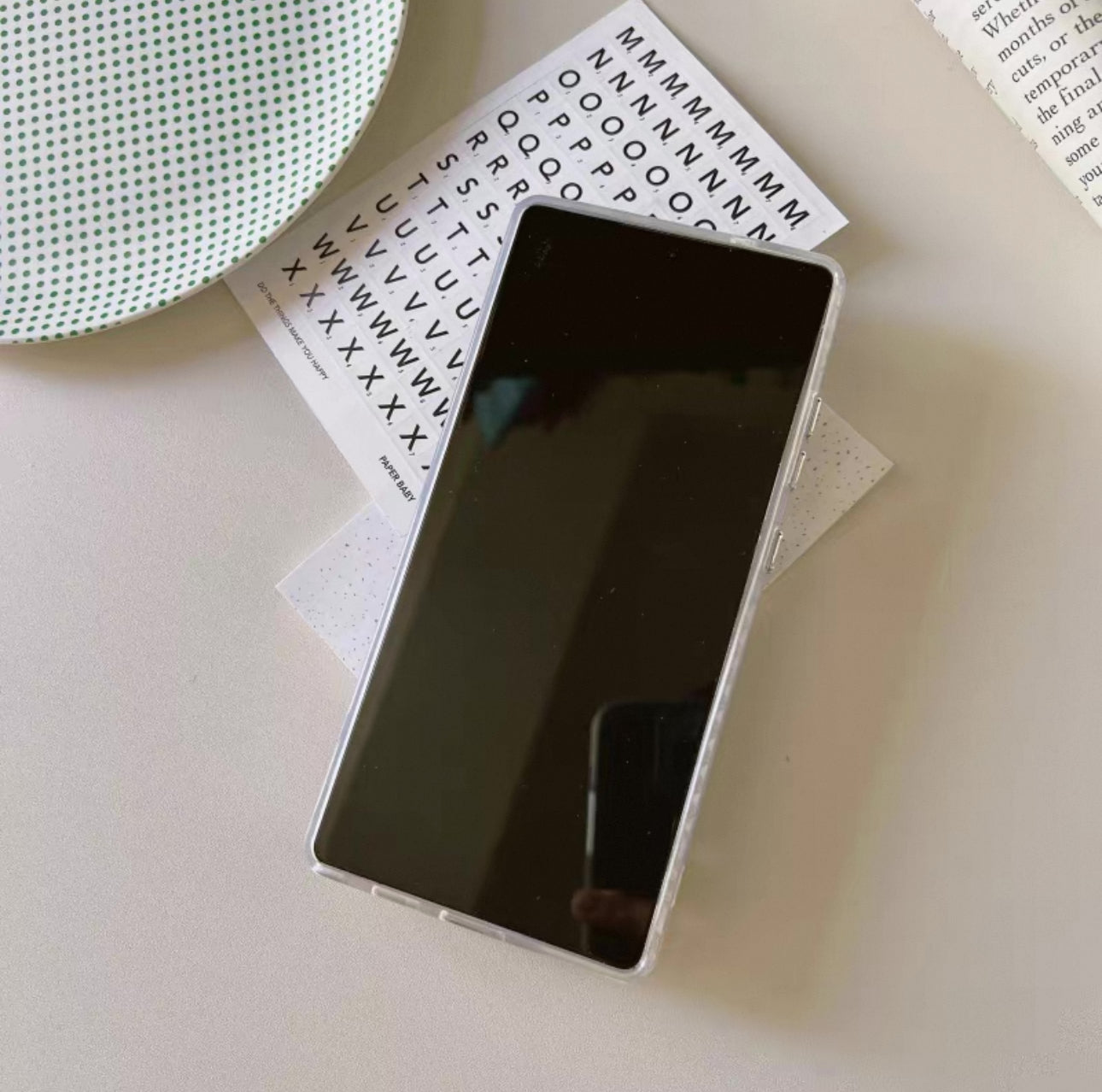 Cute Animal | Blue Checkered with Mouse Phone Stand - Phone Case Samsung Galaxy S25 S24 S23 Plus Ultra KawaiiGiftLand