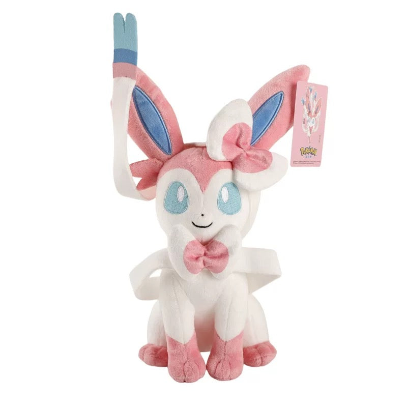 Japan Cartoon Pokemon Eevee Evolution Evolve 25-28cm Plush Doll | Eevee Jolteon Espeon Umbreon Leafeon Glaceon Sylveon - Mascot Plush Doll Kawaii Decoration KawaiiGiftLand