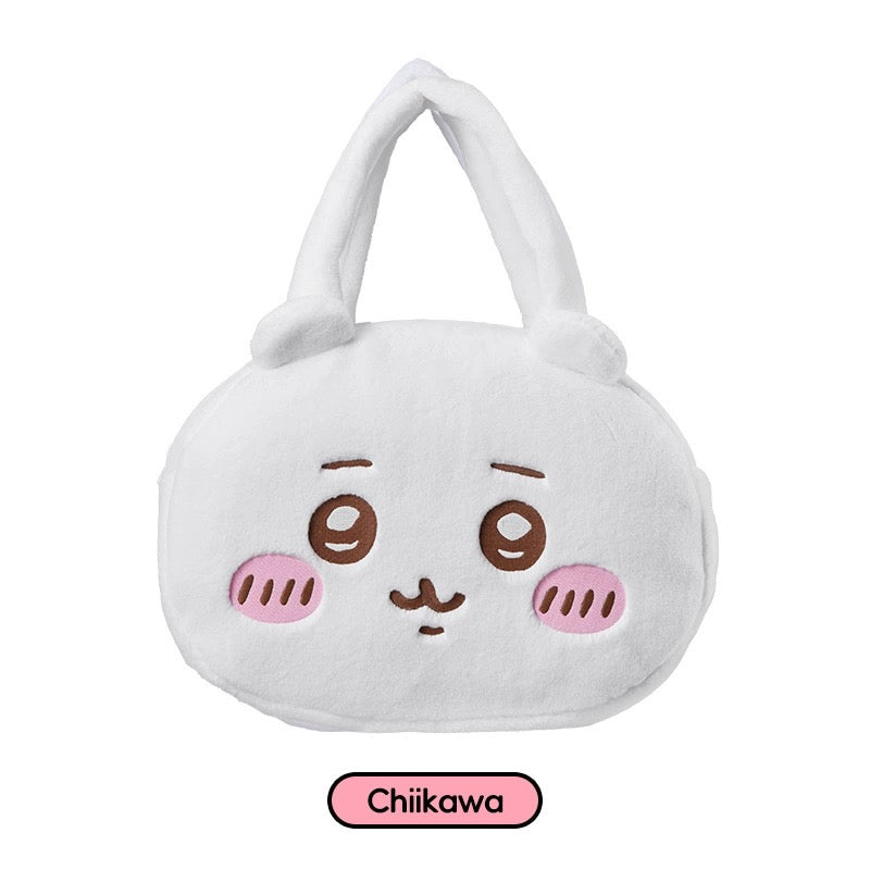 ChiiKawa X Miniso | ChiiKawa Hachiware Usagi Big Head Plush Bag - Kawaii items Room Decoration KawaiiGiftLand