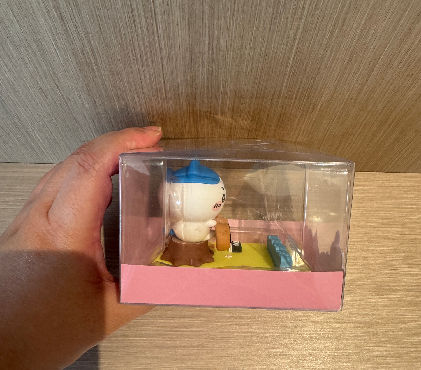 ChiiKawa X Miniso Hot Summer Series | ChiiKawa Hachiware Usagi Plastic Doll Phone Stand - Kawaii Items Room Decoration