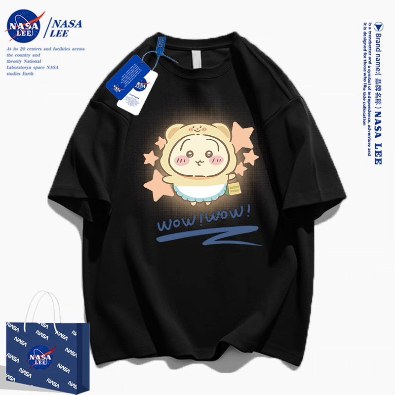 Japanese Cartoon ChiiKawa Casual Style T-Shirt Series | Butter Bear X Usagi - Kawaii Fashion Items