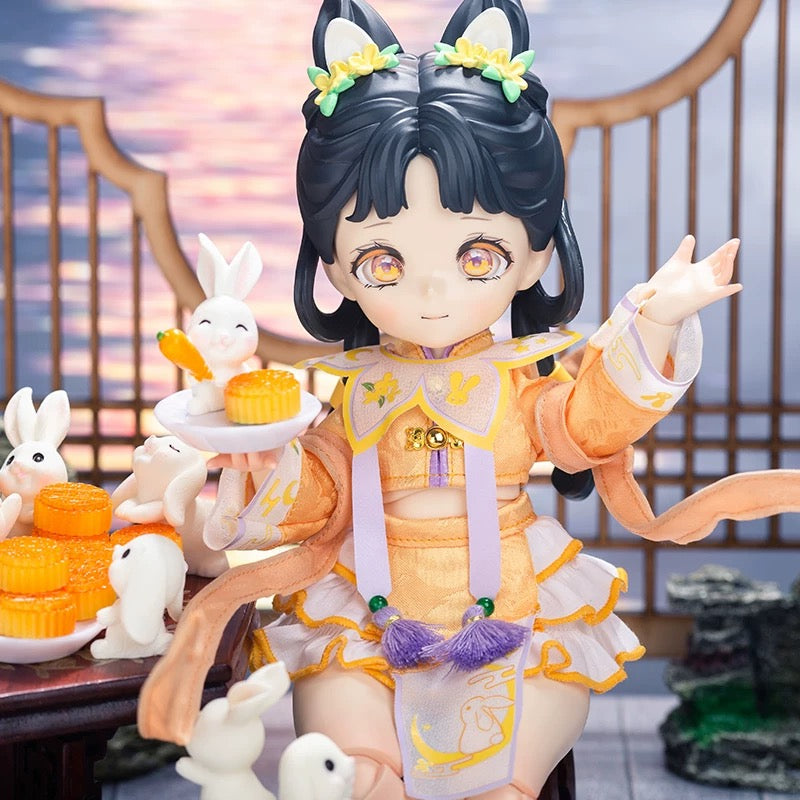 Lucky Doll Chinese Tradtional Festival 1/6 ob11 11cm BJD Doll Ball Joint Doll - Collectible Toys Mystery Blind Box KawaiiGiftLand