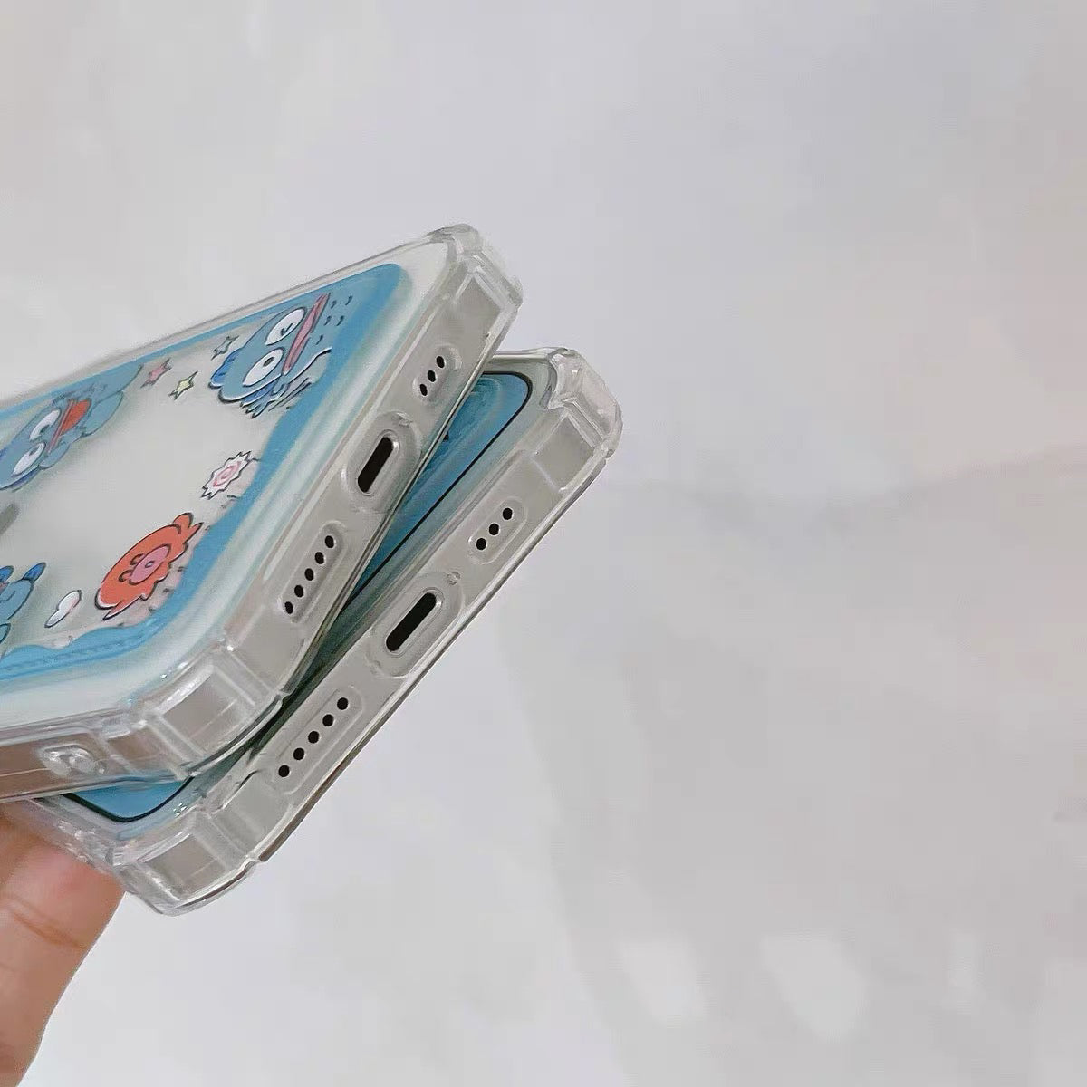 Japanese Cartoon Photo Holder | Hangyodon - iPhone Case PLUS X 11 12 13 14 15 16 Pro Promax KawaiiGiftLand