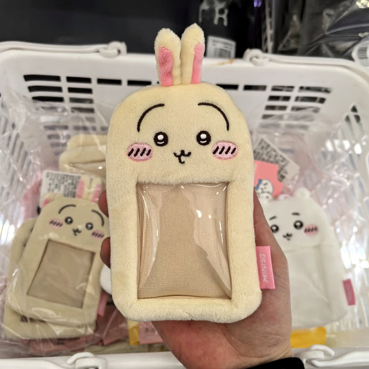 ChiiKawa x Miniso | ChiiKawa Hachiware Usagi Plush Doll Cute Cardholder - Kawaii items Home Decoration Accessories KawaiiGiftLand