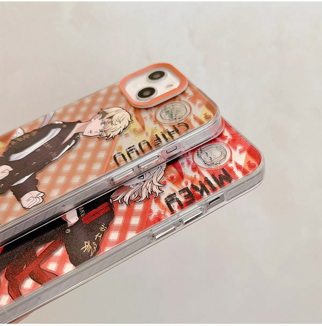 Japanese Anime Tokyo Revengers Laser Phone Case | Mikey Takemichi Draken Chifuyu - iPhone Case 7 8 PLUS SE2 XS XR X 11 12 13 14 15 16 Pro Promax 12mini 13mini KawaiiGiftLand