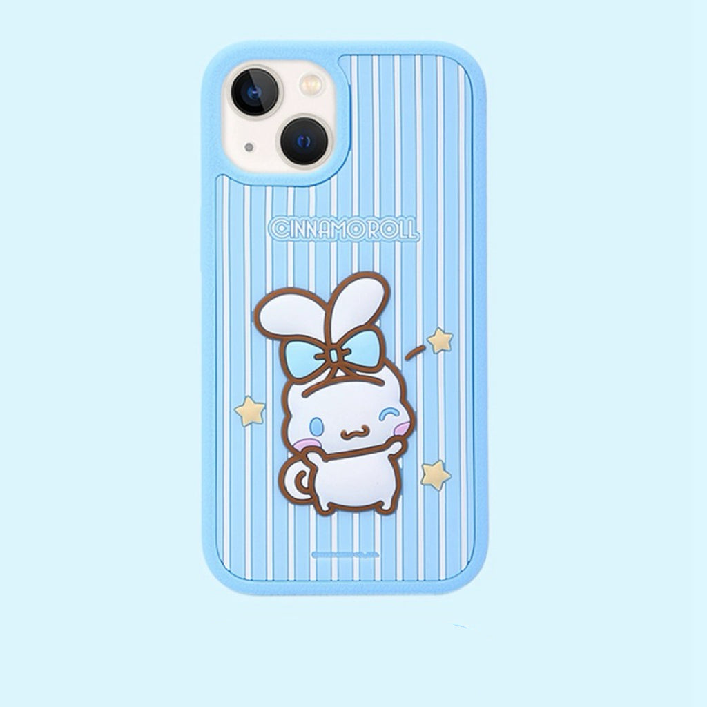 Sanrio Silicone Full Protect Phone Case | Hello Kitty My Melody Kuromi Cinnamoroll - iPhone Case 13 14 15 Pro Promax KawaiiGiftLand