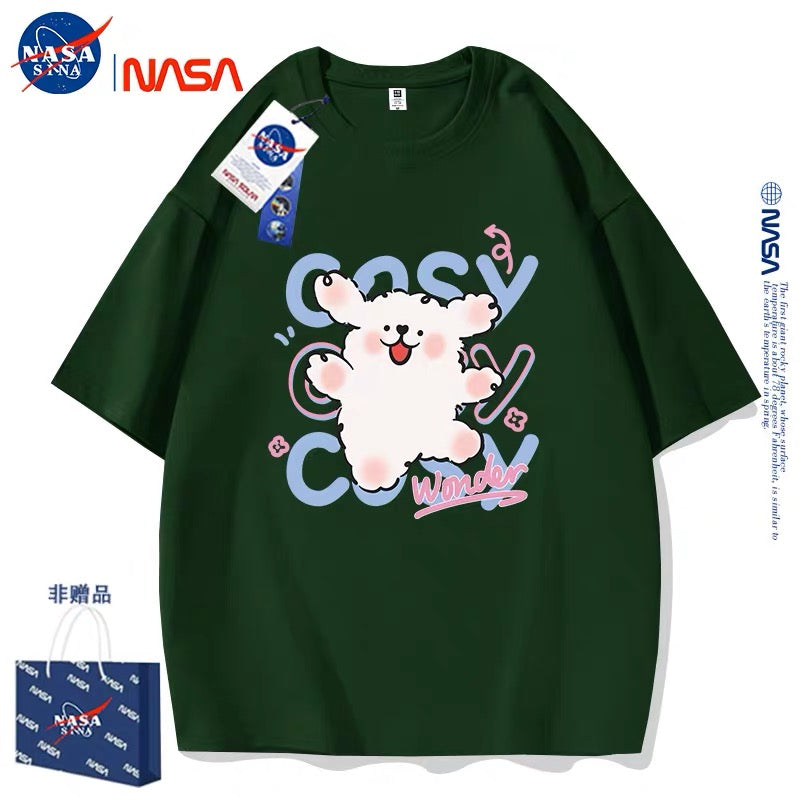 Cute Cartoon Doggie Maltese Puppy Style T-Shirt Series | Say Hello with Smile Part2 - Kawaii Fashion Items for Child & Adult