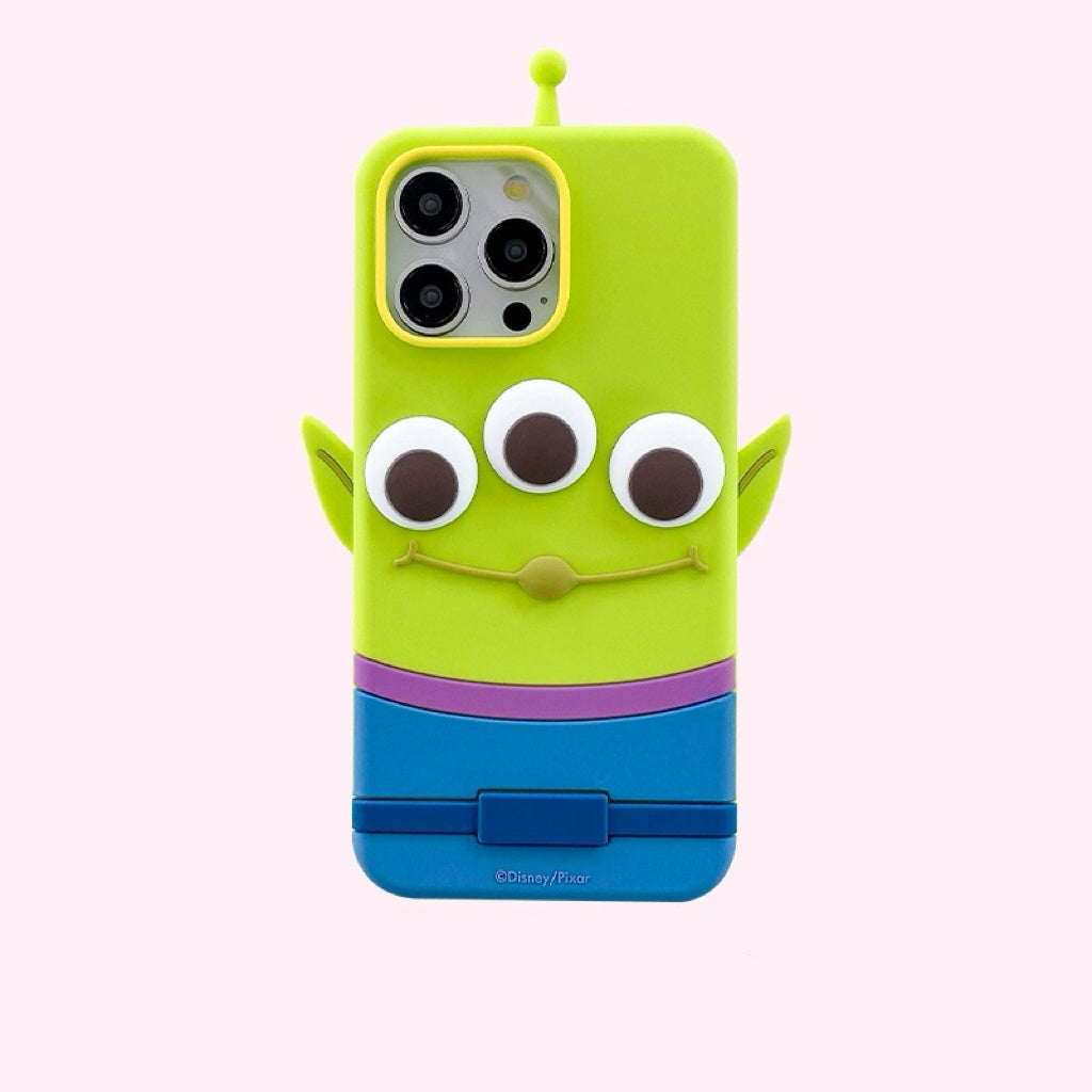 Cute Cartoon Toy Story Silicone Phone Case | Woody Buzz Lightyear Strawberry Bear Alien - iPhone Case iPhone 12 13 14 15 Pro Promax KawaiiGiftLand