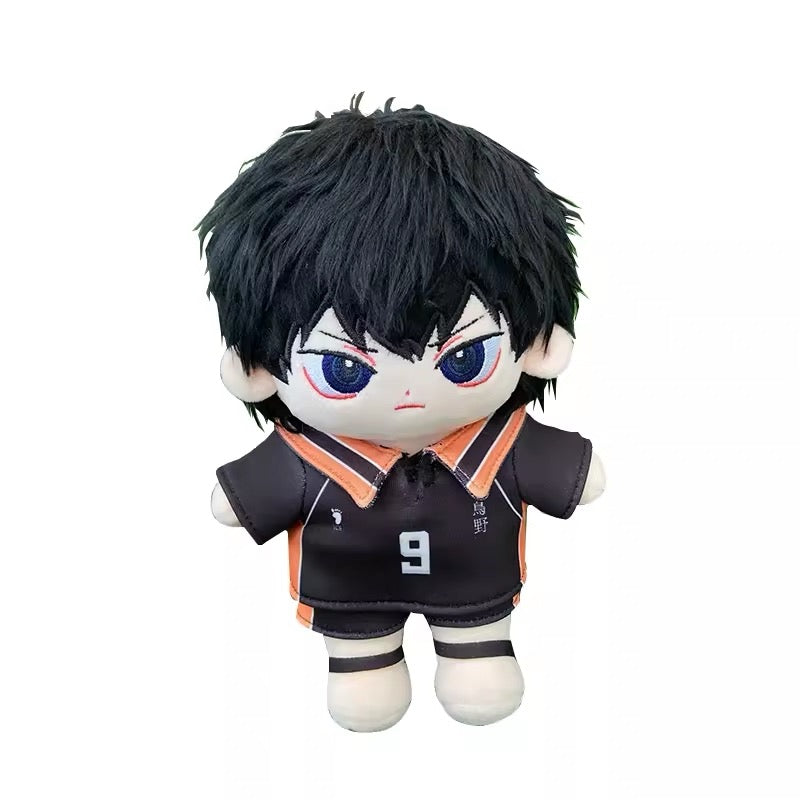 Japanese Anime Haikyu!! Cotton Plush Doll | Kageyama Tobio Cute Kawaii 20cm Doll Can Change Outfits - Cute Kawaii Item