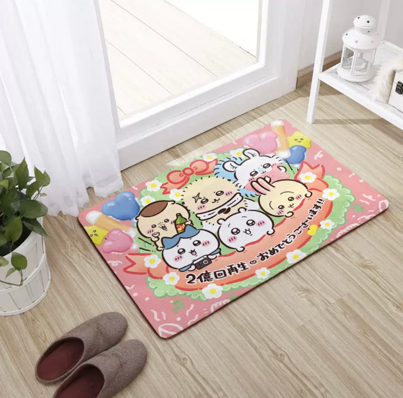 Japanese Cartoon ChiiKawa Soft Floor Mat | Magic Girl Angel Devil ChiiKawa Hachiware Usagi - Kawaii Room Decoration items Cute Things KawaiiGiftLand