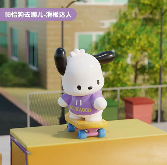 Sanrio Characters Pochacco Go Everywhere Series’s Kawaii Collectable Toys - Toy Collection KawaiiGiftLand