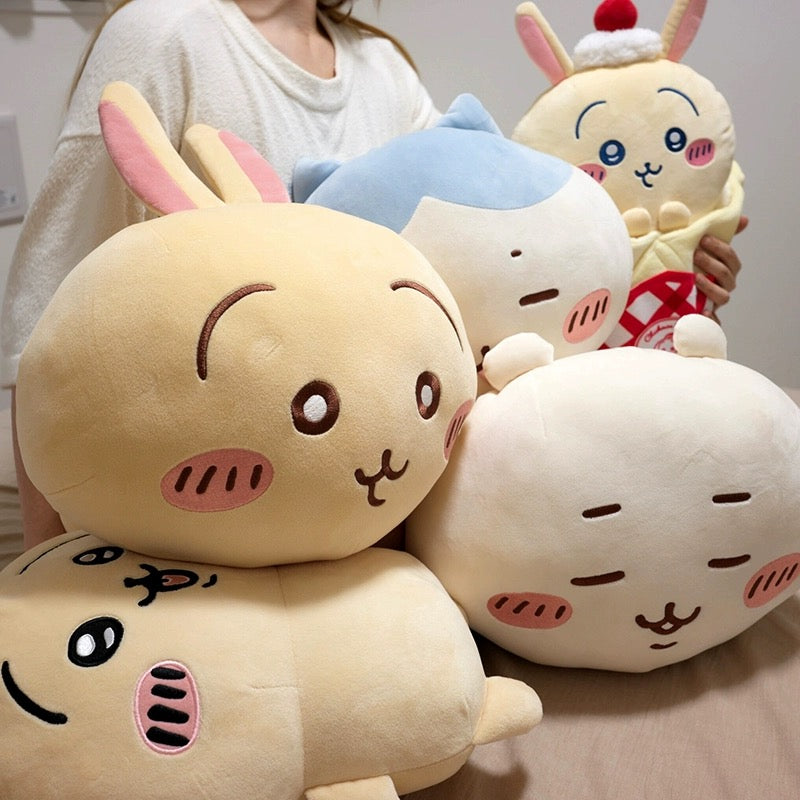 Japan ChiiKawa Laydown Giant Plush Doll | ChiiKawa Hachiware Usagi - 43cm Plush Doll Kawaii items Room Decoration doll KawaiiGiftLand