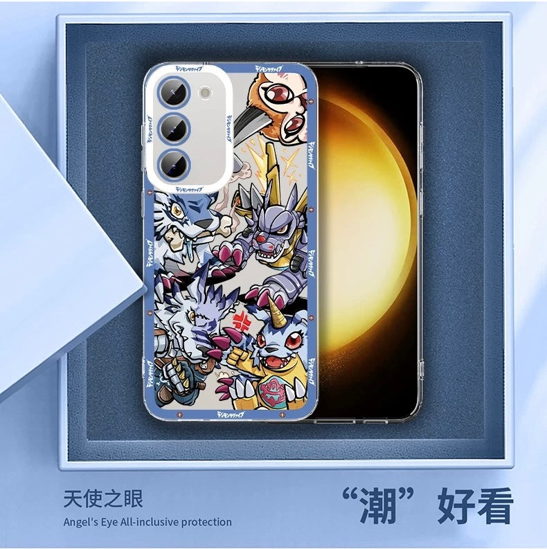 Anime Digimon Digital Monster Evolution Verison | Tailmon - Phone Case Samsung Galaxy S25 S24 S23 S22 S21 FE Ultra - KawaiiGiftLand