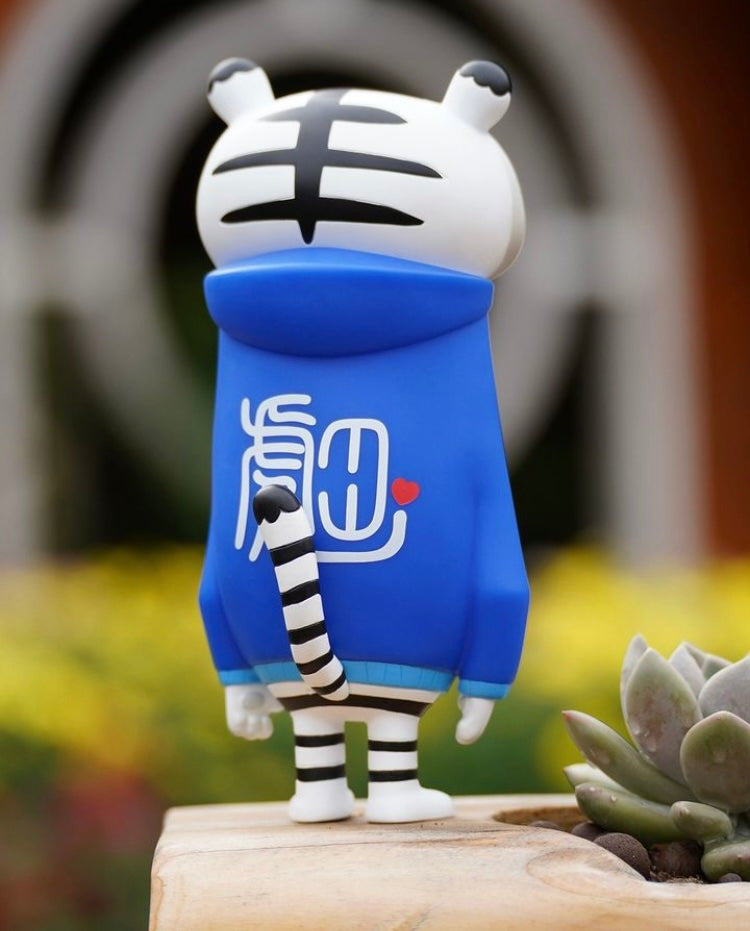 How2work Japan Artist Kohei Ogawa | BG Bear Lee Hu White Tiger X Dahood - Sofubi Figure Soft Vinyl Rare KawaiiGiftLand