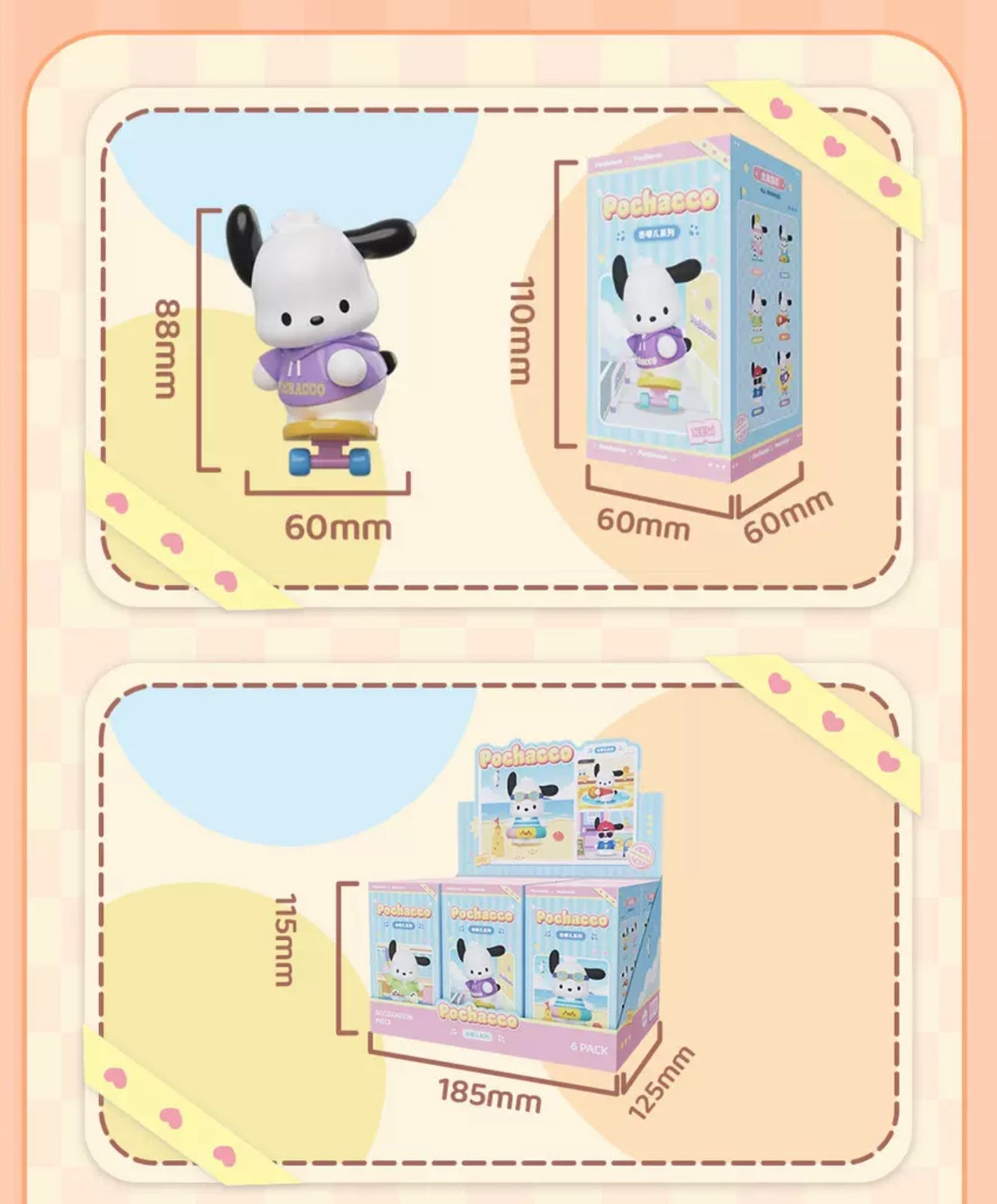 Sanrio Characters Pochacco Go Everywhere Series’s Kawaii Collectable Toys - Toy Collection KawaiiGiftLand