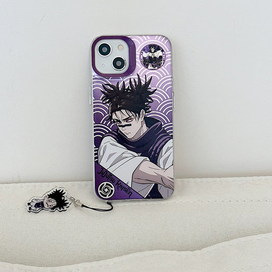Japanese Anime Jujutsu Kaisen Phone Case with Strap | Yuji Ryomen Sukuna Geto Suguru Choso Mahito - iPhone Case 7 8 PLUS SE2 XS XR X 11 12 13 14 15 16 Pro Promax 12mini 13mini KawaiiGiftLand
